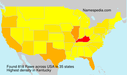 Surname Rawe in USA Surname Rawe in USA