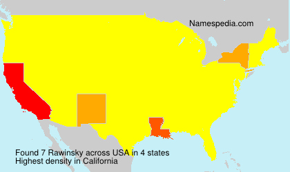 Surname Rawinsky in USA Surname Rawinsky in USA