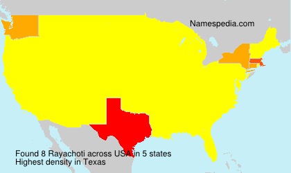 Surname Rayachoti in USA Surname Rayachoti in USA