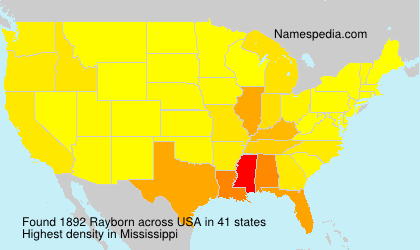 Surname Rayborn in USA Surname Rayborn in USA