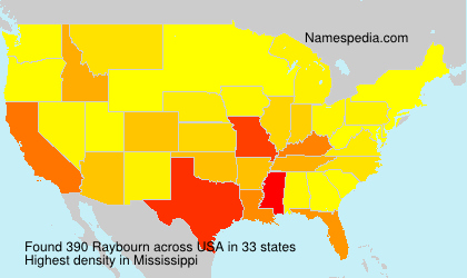Surname Raybourn in USA Surname Raybourn in USA