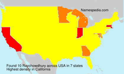 Surname Raychowdhury in USA Surname Raychowdhury in USA