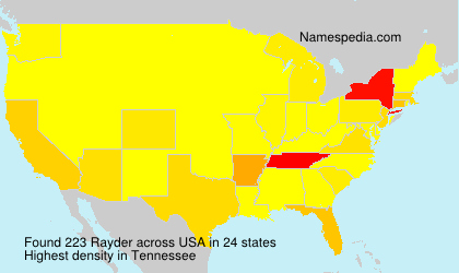 Surname Rayder in USA Surname Rayder in USA