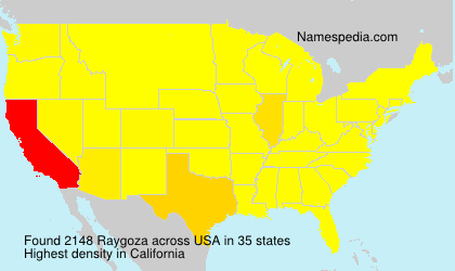 Surname Raygoza in USA Surname Raygoza in USA