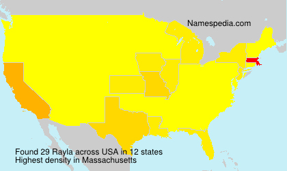 Surname Rayla in USA Surname Rayla in USA
