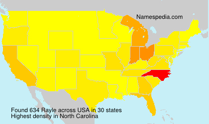 Surname Rayle in USA Surname Rayle in USA