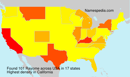 Surname Rayome in USA Surname Rayome in USA