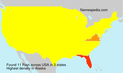 Surname Rayt in USA Surname Rayt in USA