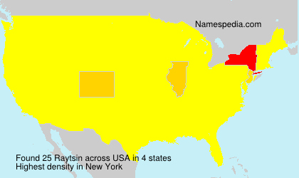 Surname Raytsin in USA Surname Raytsin in USA