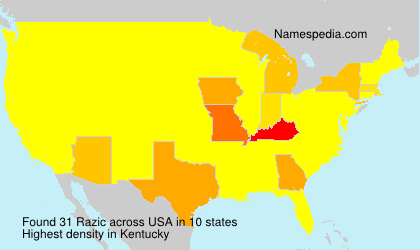 Surname Razic in USA Surname Razic in USA
