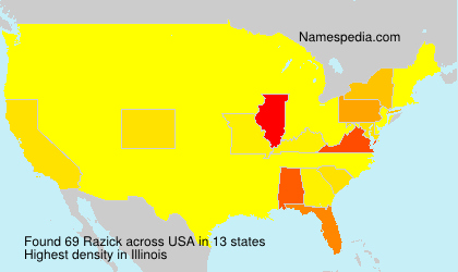 Surname Razick in USA Surname Razick in USA