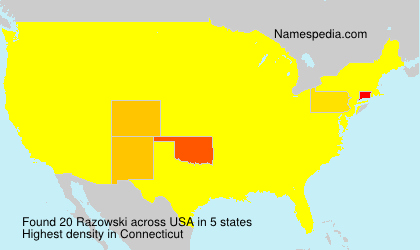 Surname Razowski in USA Surname Razowski in USA