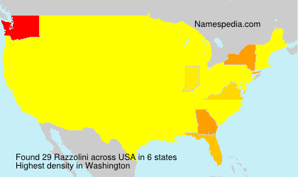 Surname Razzolini in USA Surname Razzolini in USA