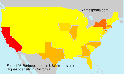 Surname Rdriguez in USA Surname Rdriguez in USA