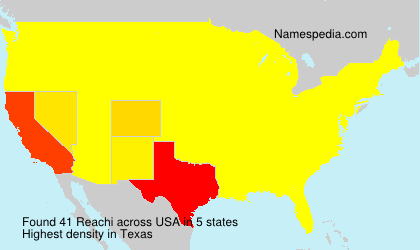 Surname Reachi in USA Surname Reachi in USA