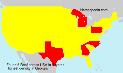 Surname Reaf in USA Surname Reaf in USA