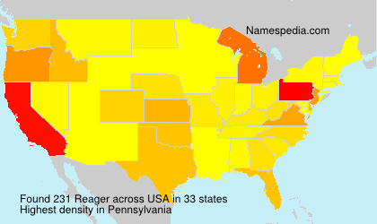 Surname Reager in USA Surname Reager in USA