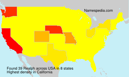 Surname Realph in USA Surname Realph in USA