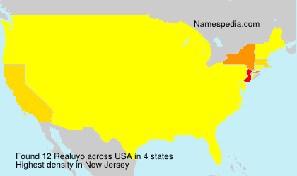 Surname Realuyo in USA