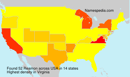 Surname Reamon in USA Surname Reamon in USA