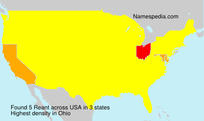 Surname Reant in USA Surname Reant in USA