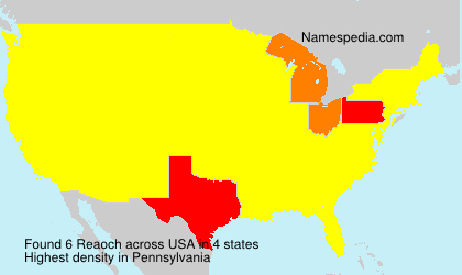 Surname Reaoch in USA Surname Reaoch in USA