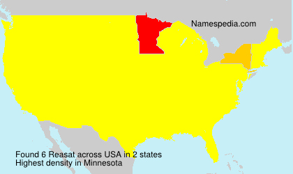 Surname Reasat in USA Surname Reasat in USA