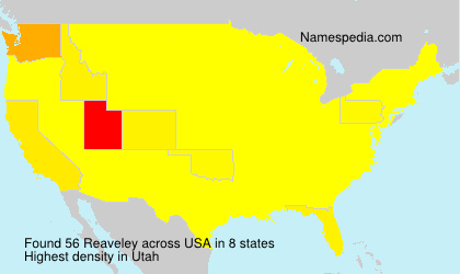 Surname Reaveley in USA Surname Reaveley in USA