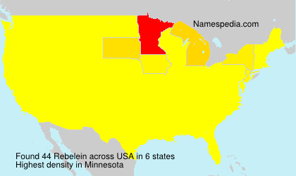 Surname Rebelein in USA Surname Rebelein in USA