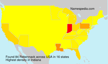 Surname Rebennack in USA Surname Rebennack in USA