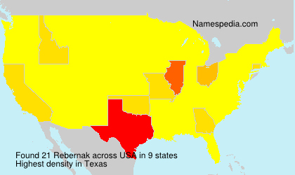 Surname Rebernak in USA Surname Rebernak in USA