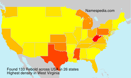Surname Rebold in USA Surname Rebold in USA