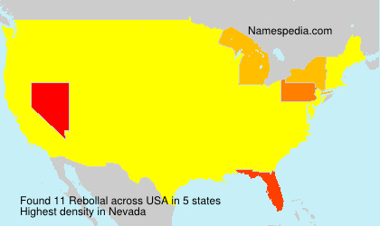 Surname Rebollal in USA Surname Rebollal in USA