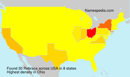 Surname Rebraca in USA Surname Rebraca in USA