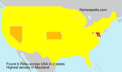 Surname Rebu in USA Surname Rebu in USA