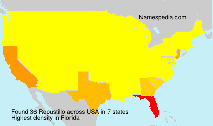 Surname Rebustillo in USA Surname Rebustillo in USA