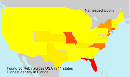 Surname Reby in USA Surname Reby in USA