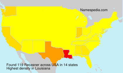 Surname Recasner in USA Surname Recasner in USA