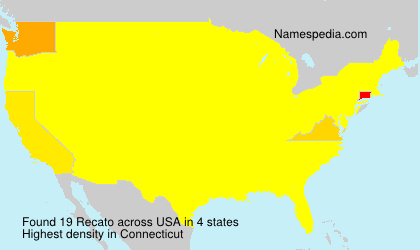 Surname Recato in USA Surname Recato in USA