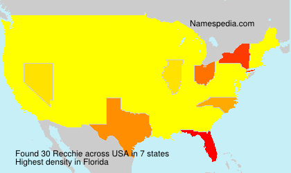 Surname Recchie in USA Surname Recchie in USA