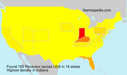Surname Receveur in USA Surname Receveur in USA