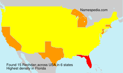 Surname Rechdan in USA Surname Rechdan in USA