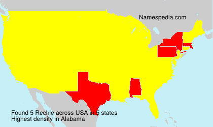 Surname Rechie in USA Surname Rechie in USA