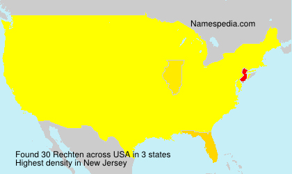 Surname Rechten in USA Surname Rechten in USA