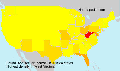 Surname Reckart in USA Surname Reckart in USA