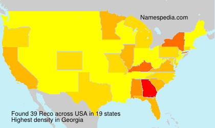 Surname Reco in USA Surname Reco in USA