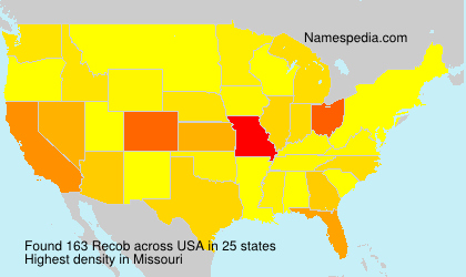 Surname Recob in USA Surname Recob in USA