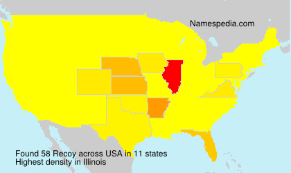 Surname Recoy in USA Surname Recoy in USA