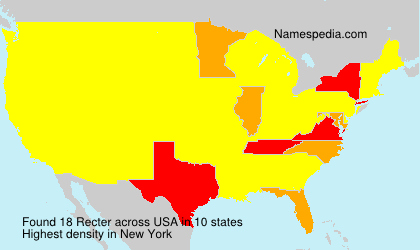 Surname Recter in USA Surname Recter in USA