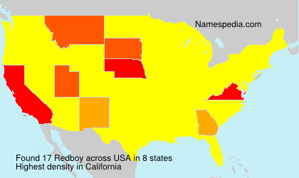 Surname Redboy in USA Surname Redboy in USA